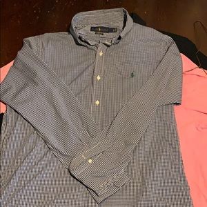 Long sleeve polo shirt